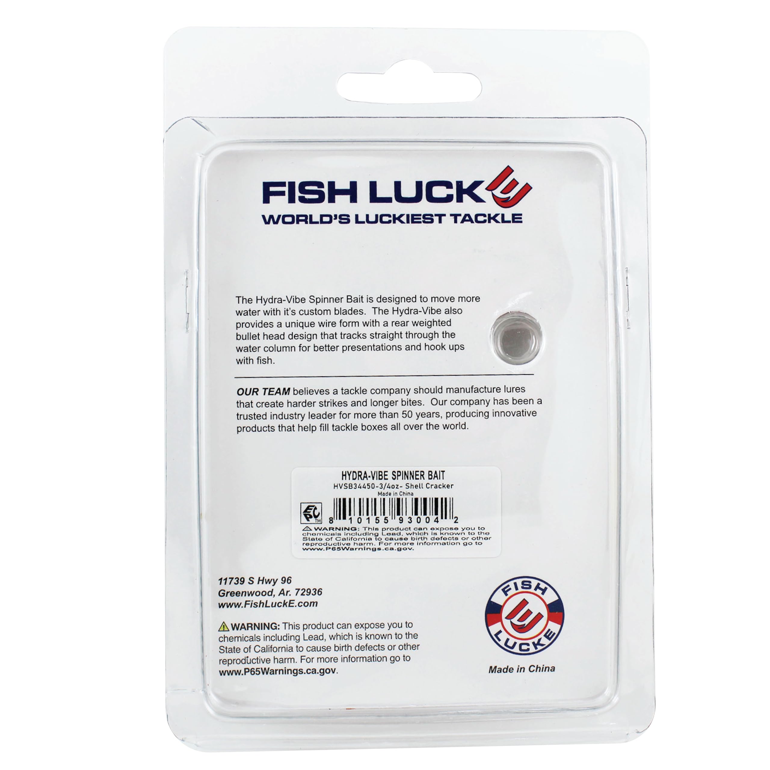 FISH LUCKE Hydra-Vibe in-water action shows its powerful thump