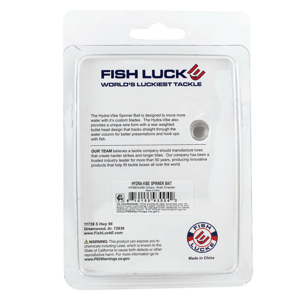 FISH LUCKE Hydra-Vibe in-water action shows its powerful thump