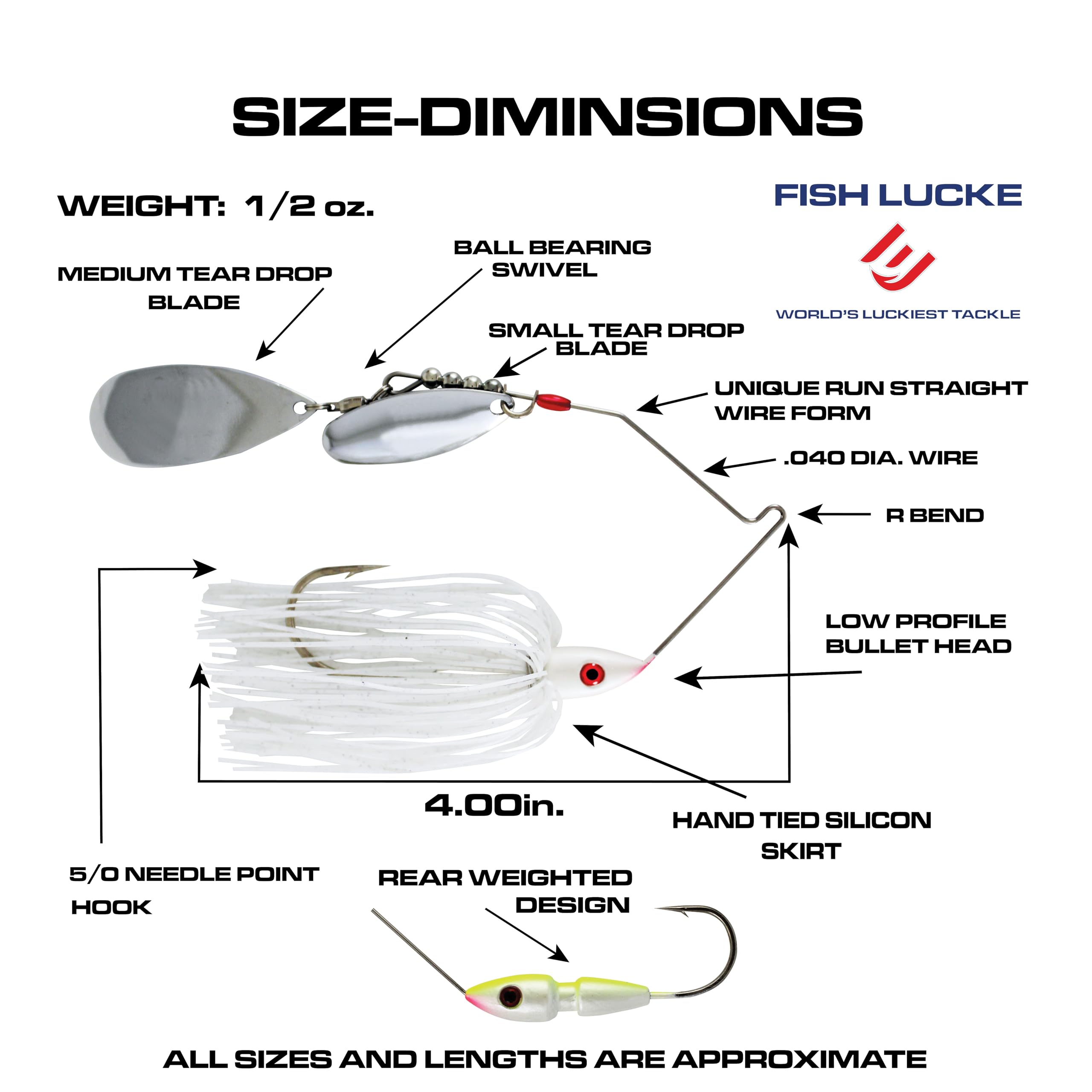 FISH LUCKE Hydra-Vibe water pulse visible in clear water