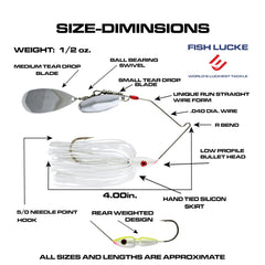 FISH LUCKE Hydra-Vibe water pulse visible in clear water