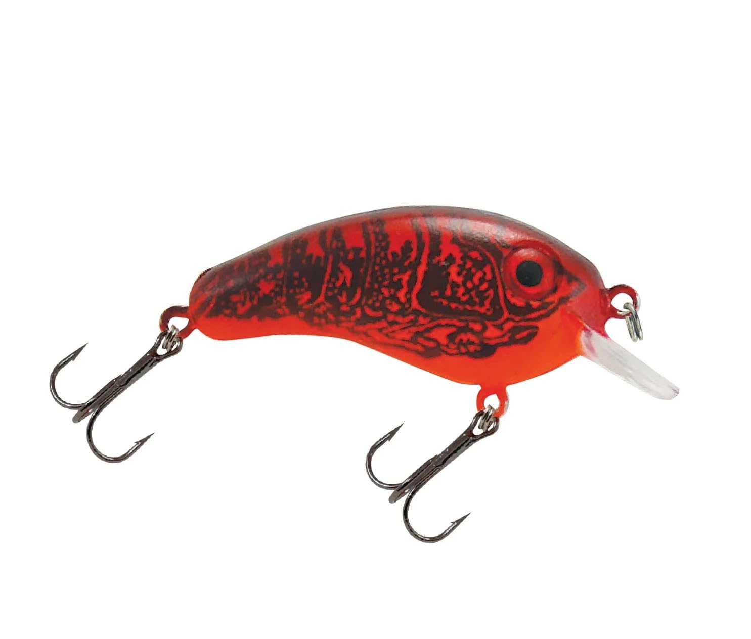 Luck E Strike Crappie Magic in chili bowl color for shallow cover fishing