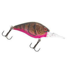 FISH LUCKE Luck-E-Strike deep crankbait in hot craw color for deep-water bass action