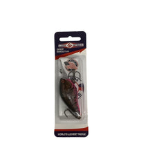 FISH LUCKE Luck-E-Strike deep crankbait close-up with hand-painted details and realistic eyes