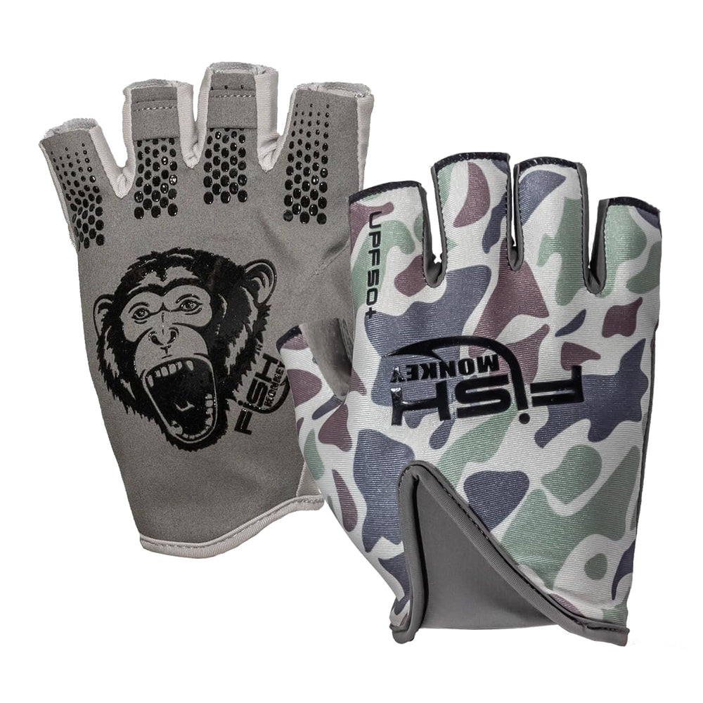 Fish Monkey FM18 half finger design enables quick hook checks.