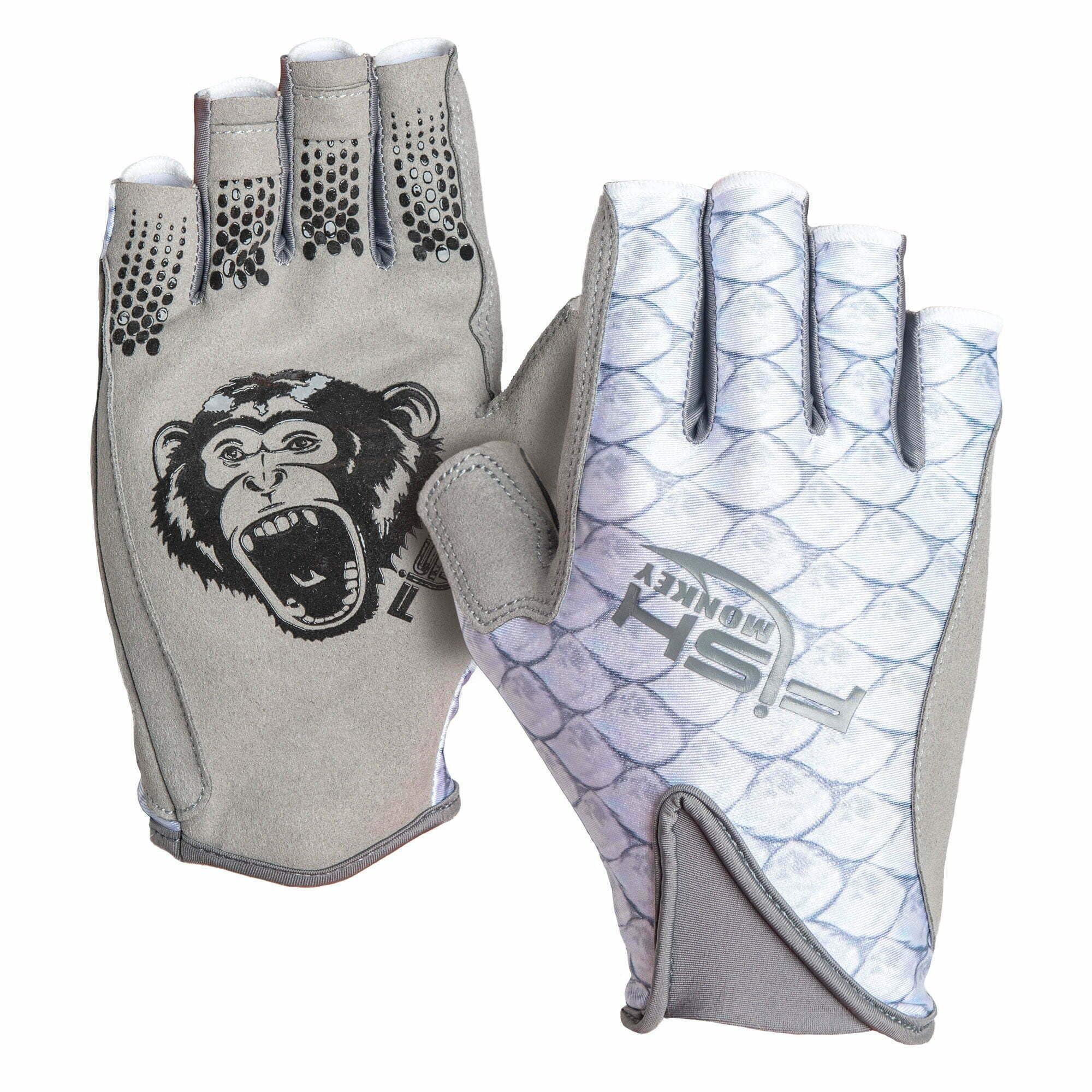 Thumb and index finger pads on Fish Monkey gloves for added protection