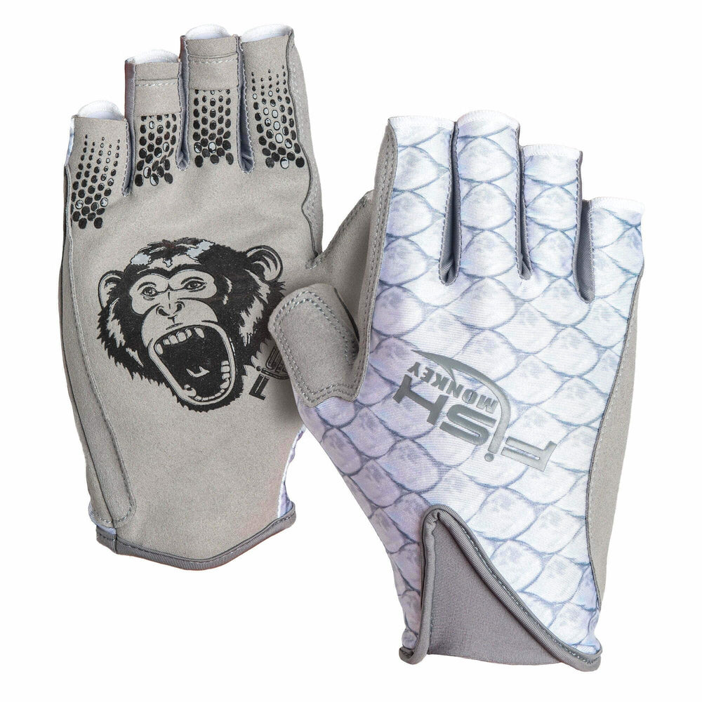 Thumb and index finger pads on Fish Monkey gloves for added protection