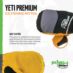 Fish Monkey FM36 Yeti waterproof HIPORA membrane section illustrating waterproof barrier