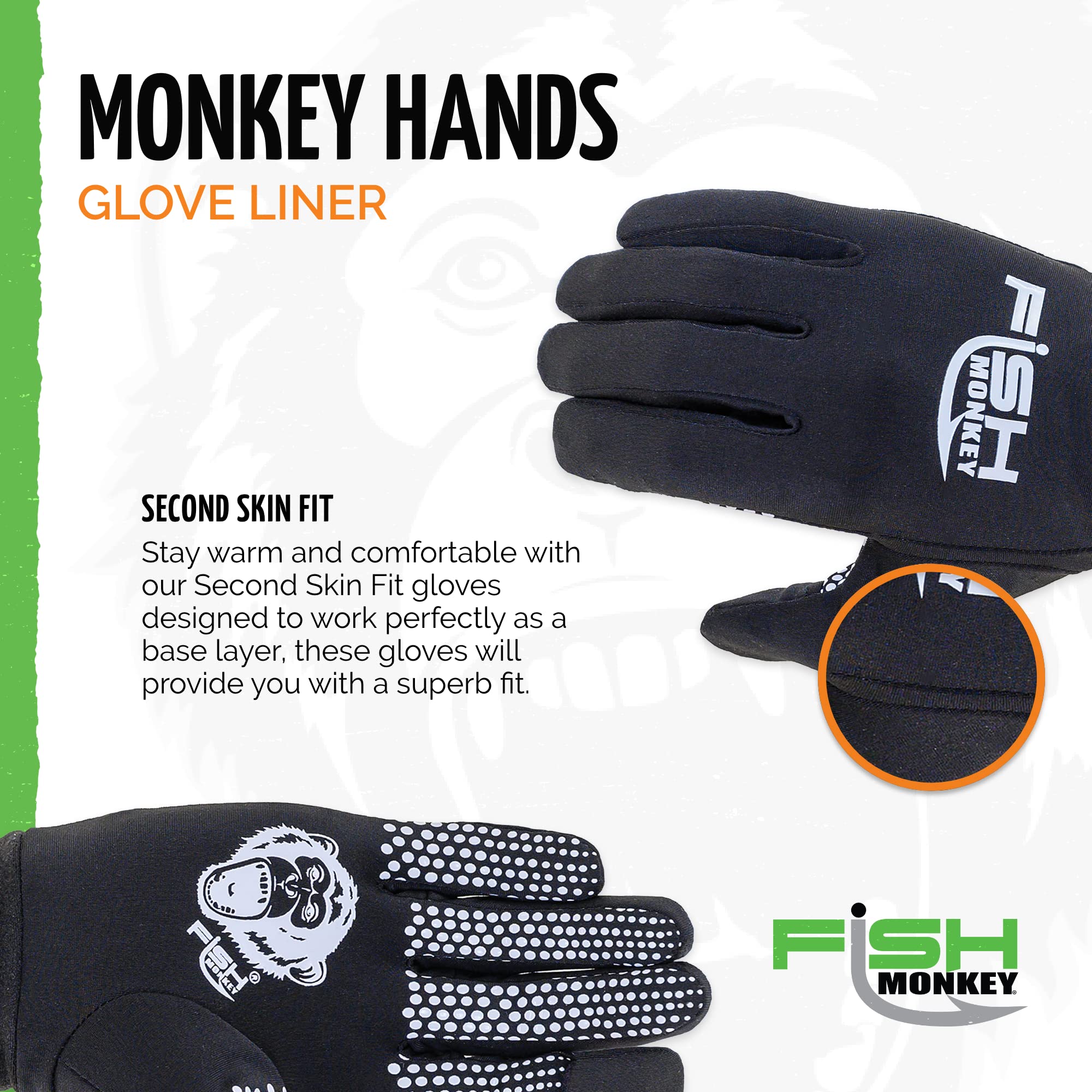 Fish Monkey dexterity slit openings improve finger flexibility for knot tying
