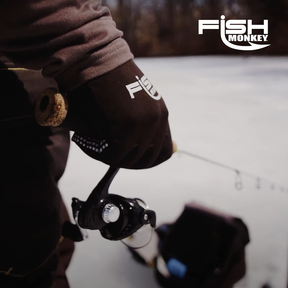Fish Monkey tight-fitting gloves keep hands nimble during all-day fishing