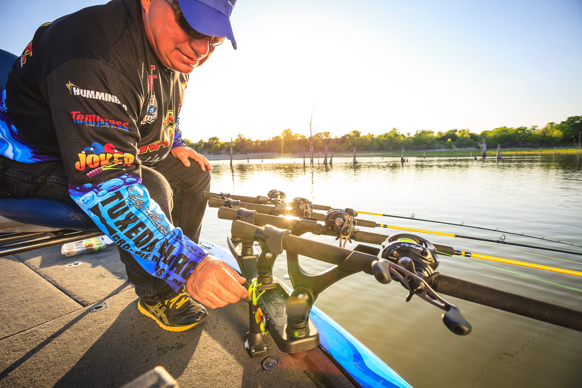 Fish-On Mr Crappie Pro Series quick setup no tools for rapid deployment