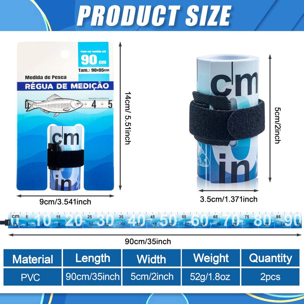 Folded and compact storage of the 2-pack ruler