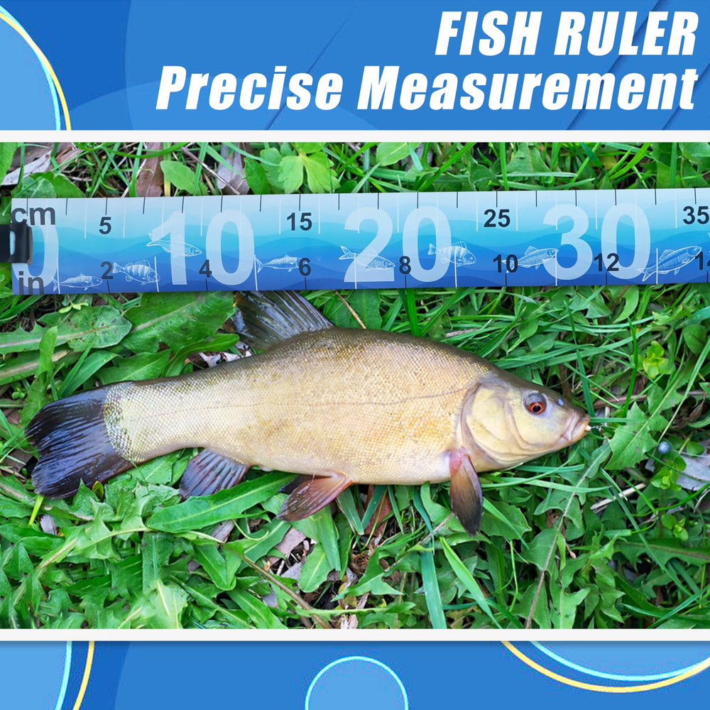 Waterproof PVC construction of the fish ruler
