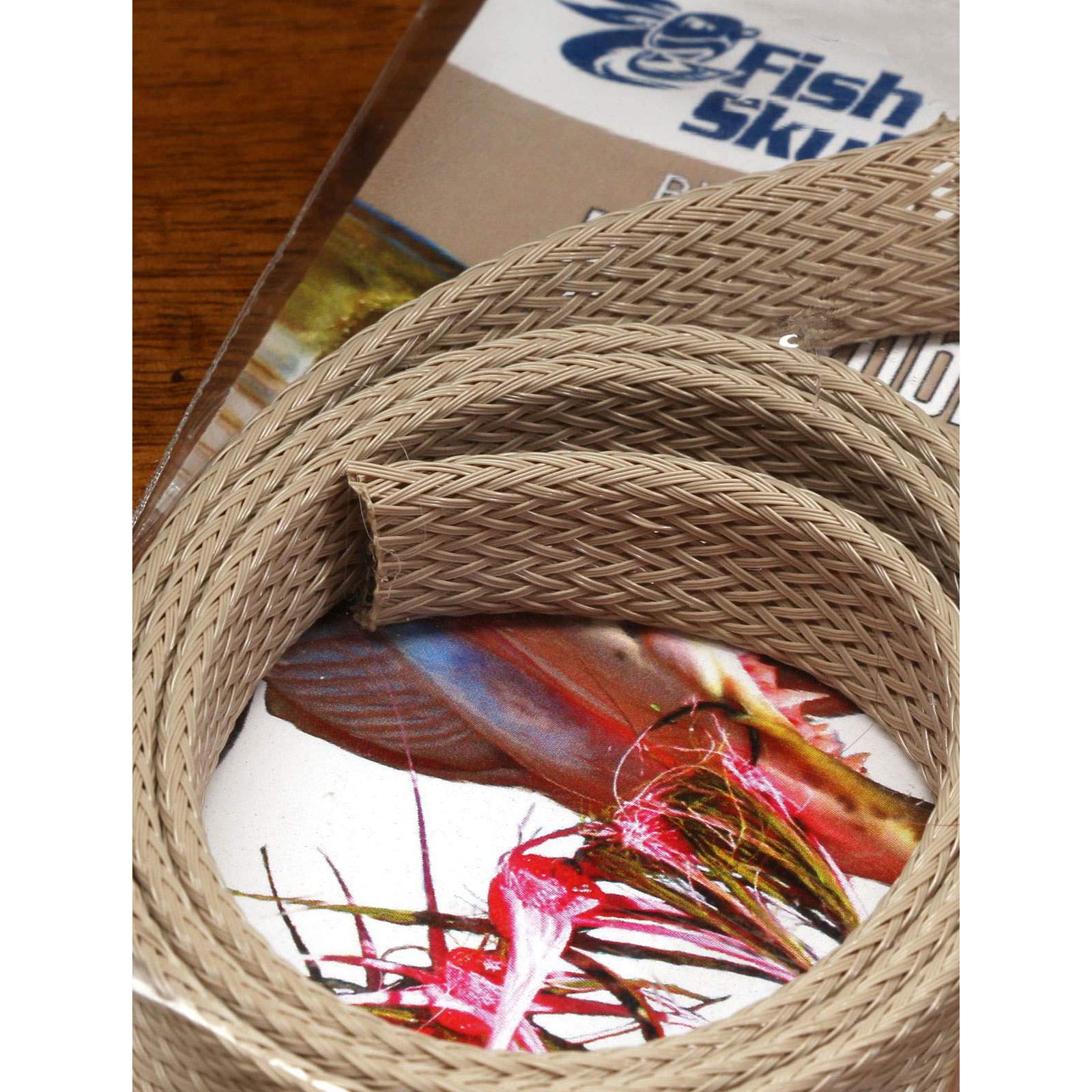 Fish Skull Chocklett's Body Tubing tan 1/8 inch adds bulk without weight