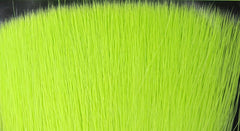 Fish Skull Faux Bucktail Chartreuse fibers for versatile fly tying and faster sink rate.