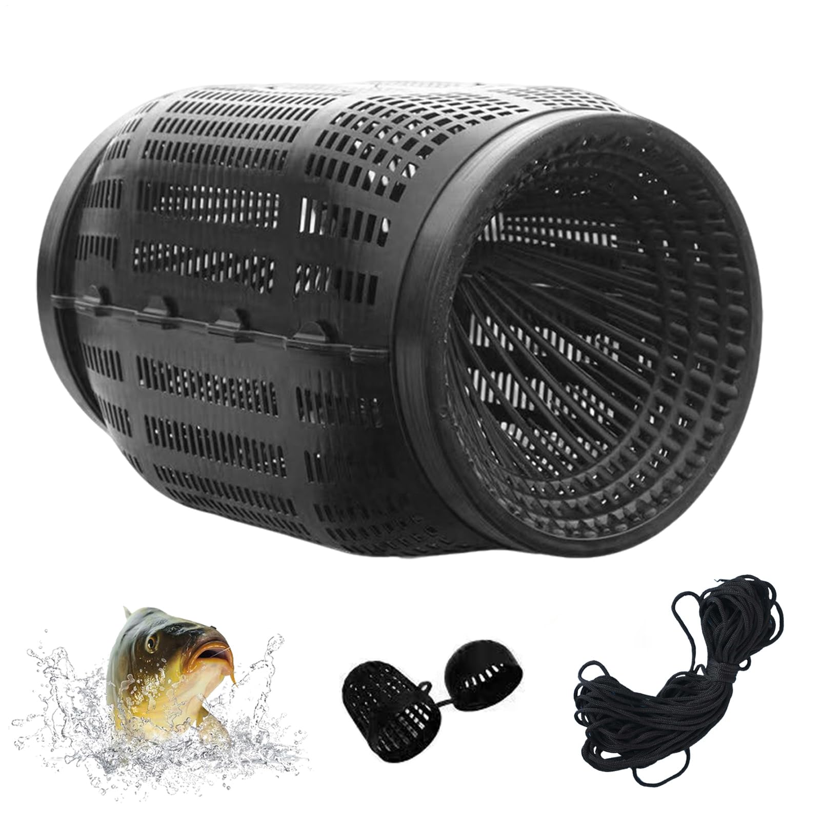 Fish Trap folding catch cage demonstrates portable design for easy transport