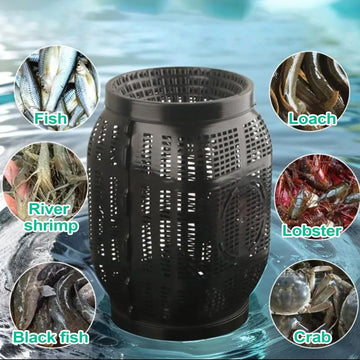 Fish Trap reverse spine design reduces escapes during catch