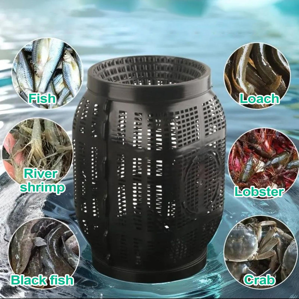 Fish Trap reverse spine design reduces escapes during catch