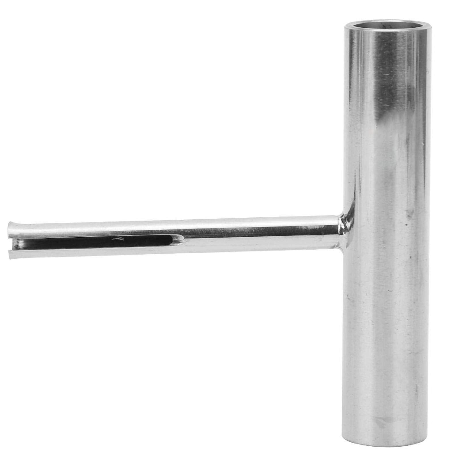 Close-up of the stainless steel T Bar insertion tool