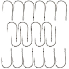 Fish WOW! 20pc six-zero open-eye hooks for quick rigging.