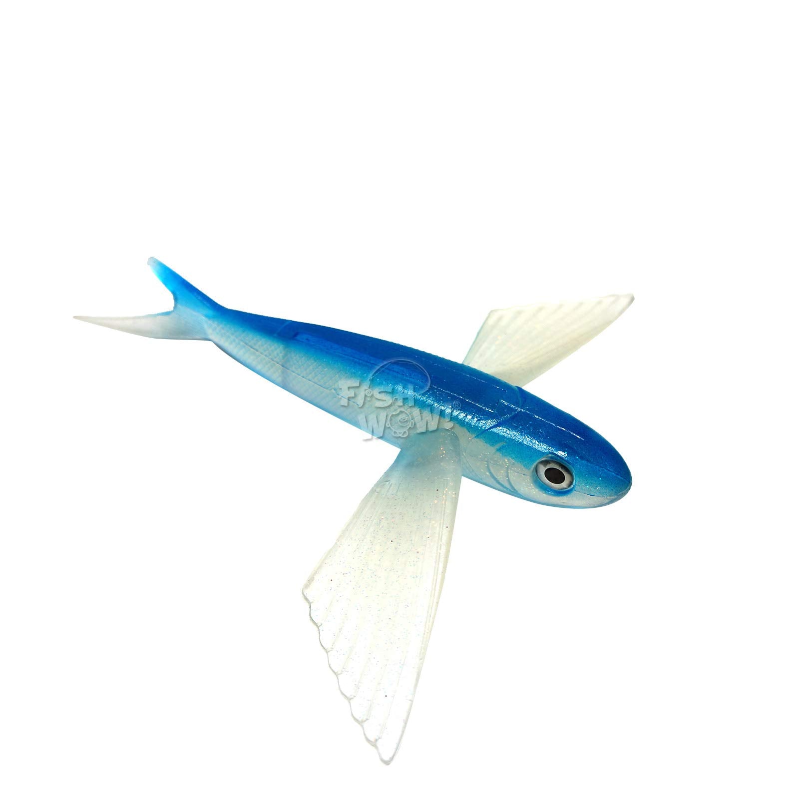 Fish WOW! Environmentally-friendly PVC lure designed for repeated use.