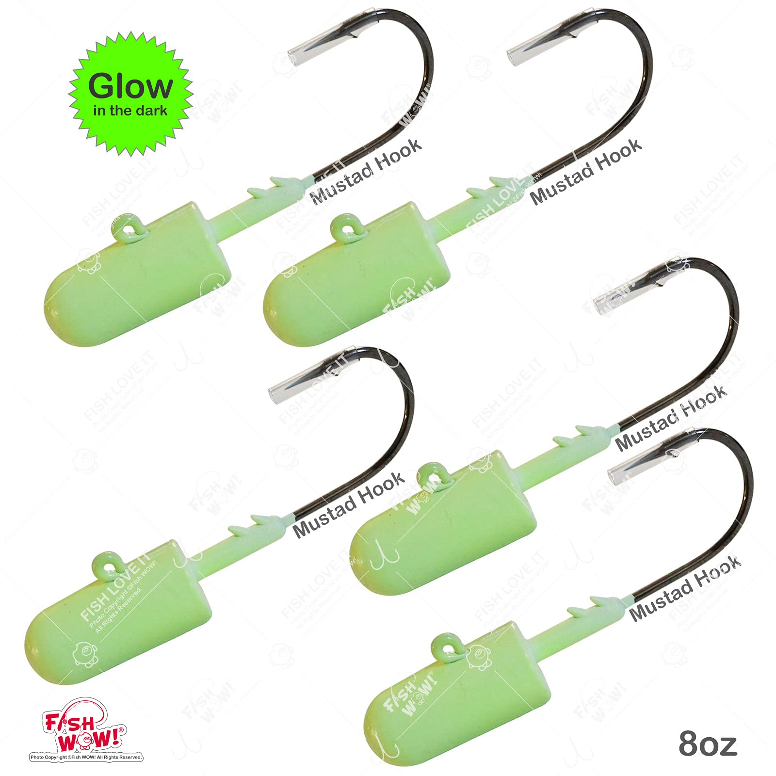 Fish WOW! 5-piece pack ideal for testing colors and setups.
