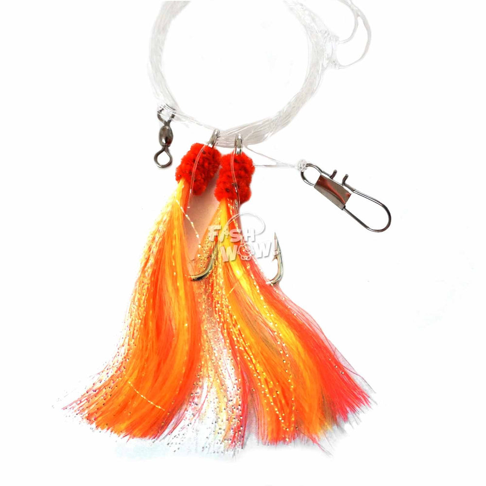 Fish WOW 50 lb mono provides sturdy, long-lasting mainline use.