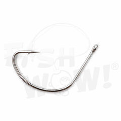 Fish WOW! 2x Kahle hook nickel wide gap hollow point detail for secure bait