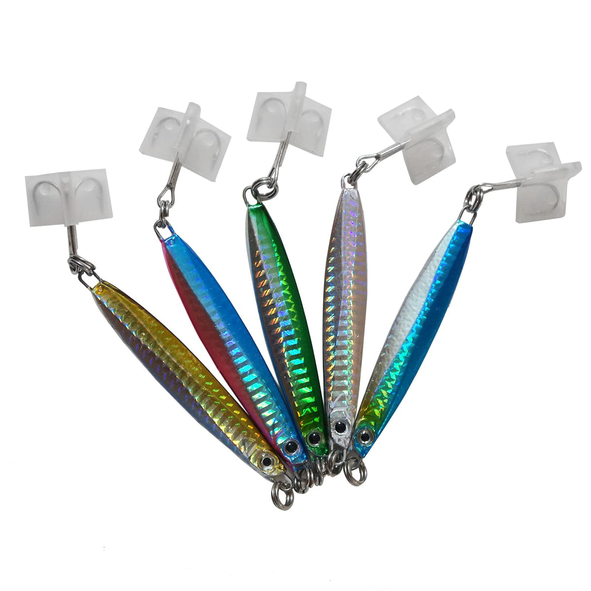 Fish WOW 5-piece mix colors sniper jig 80g for versatile fishing