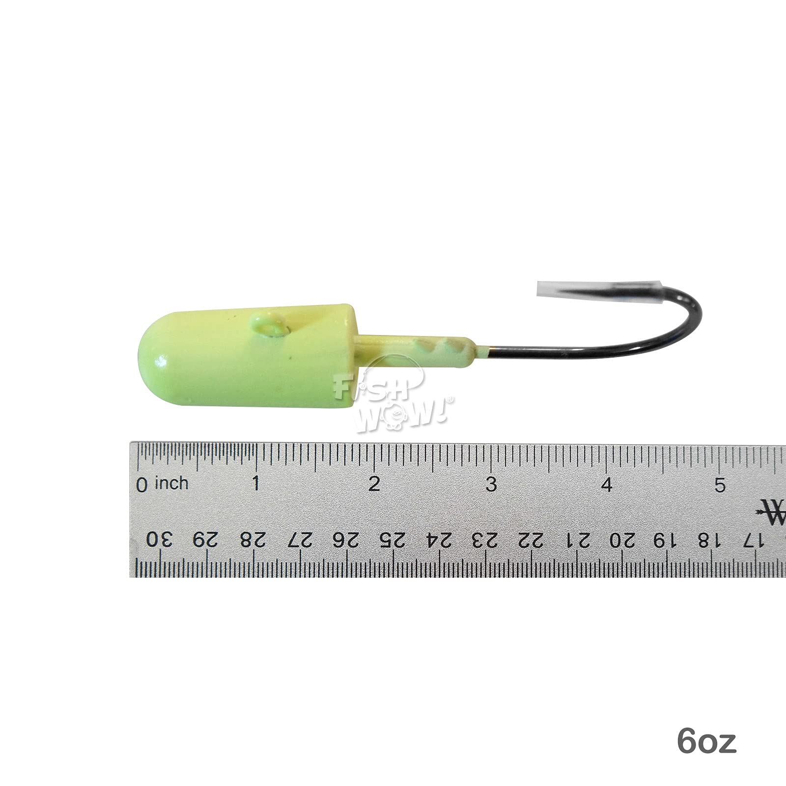 Fish WOW black nickel finish provides saltwater corrosion resistance.