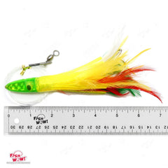 Fish WOW! Bullet jet head trolling lure ready for deep-water action.
