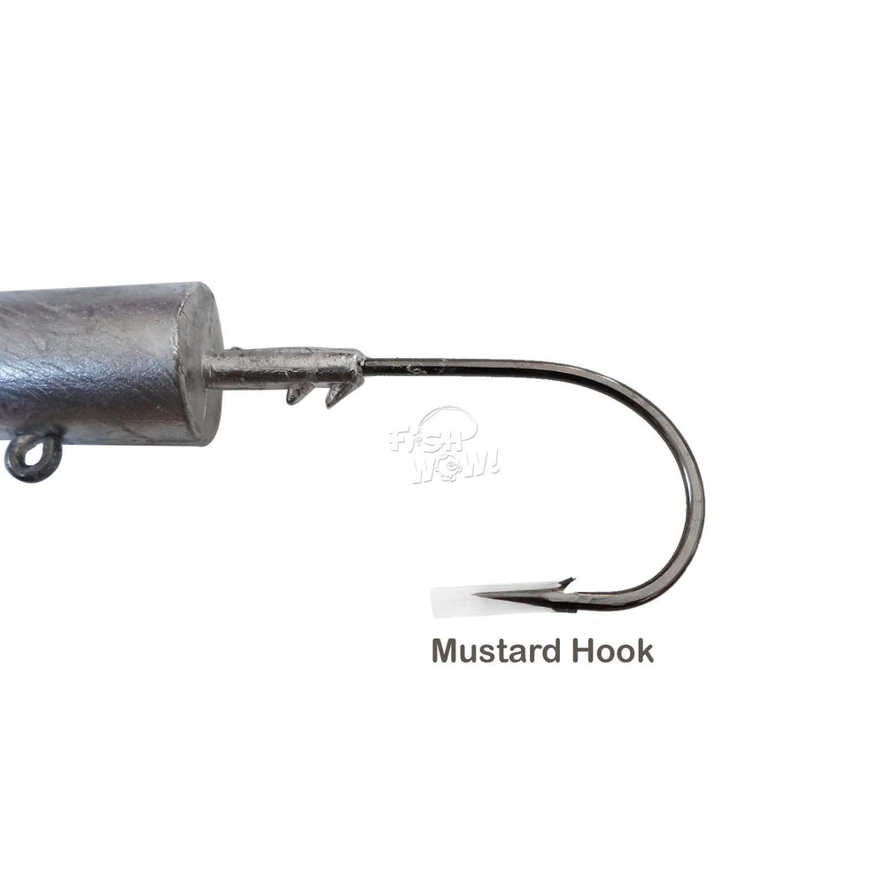 Fish WOW 60-degree round-bend hook for reliable hookups