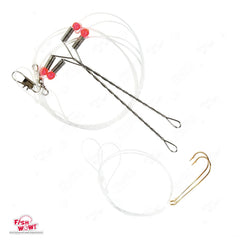 Fish WOW clear monofilament 38in offers long casts