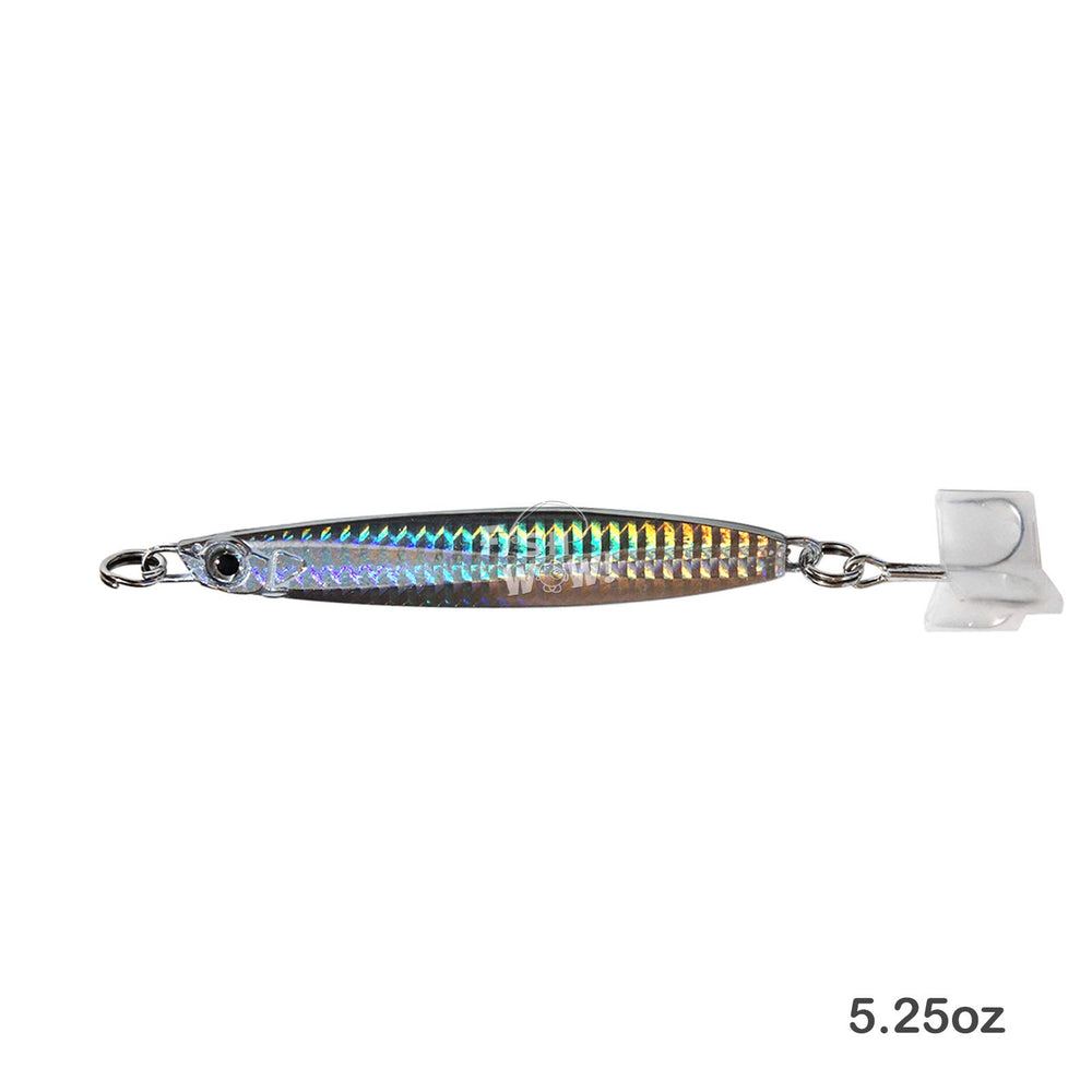 Fish WOW Colt Sniper Jig realistic 3D eyes enhance lure presentation.