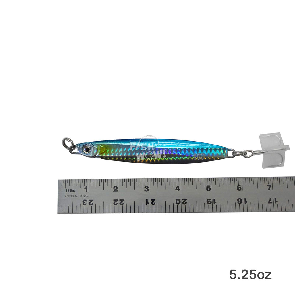 Fish WOW Colt Sniper Jig 7.5in length provides lifelike action for strikes.