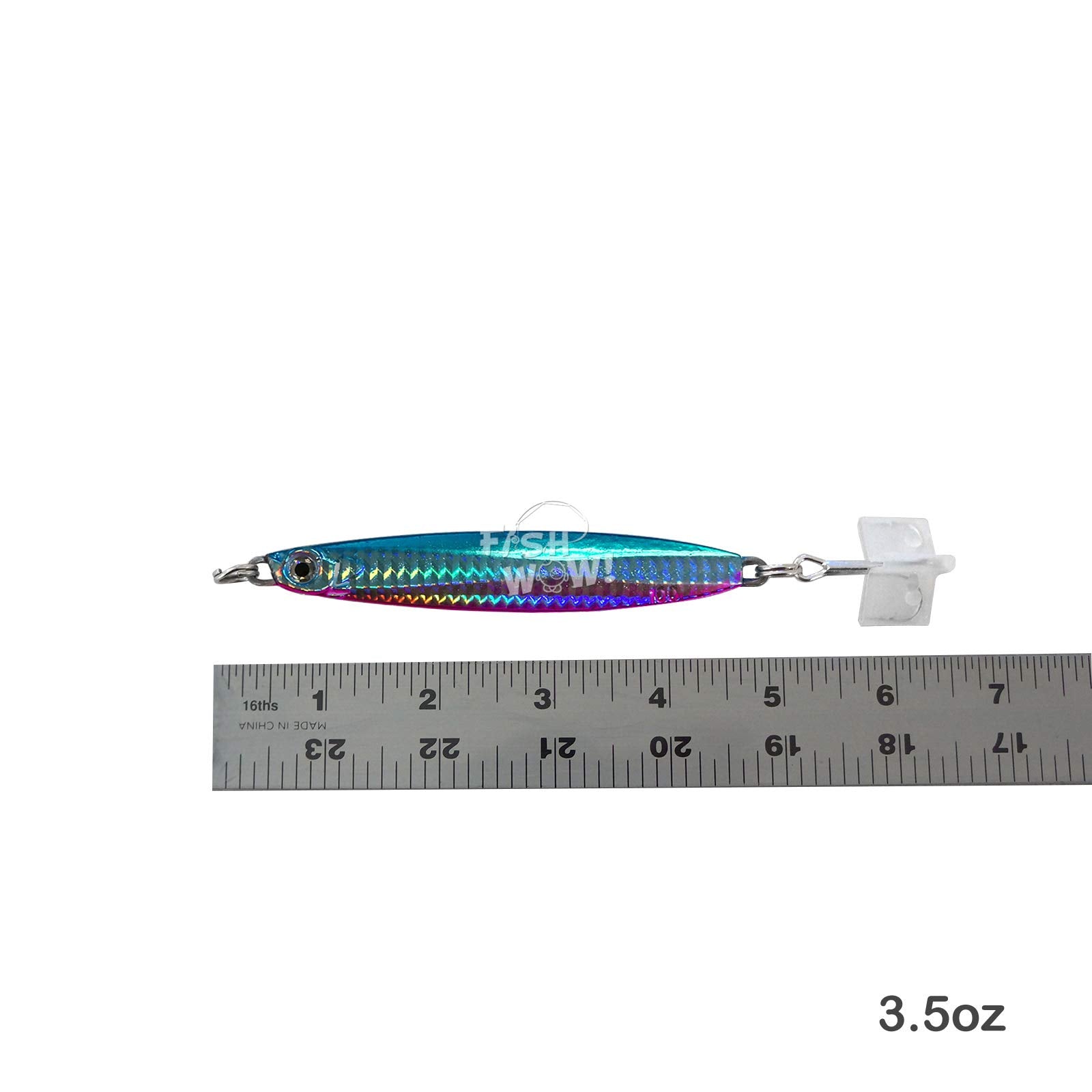 Fish WOW Colt Sniper jig holographic finish boosts visibility in sunny water
