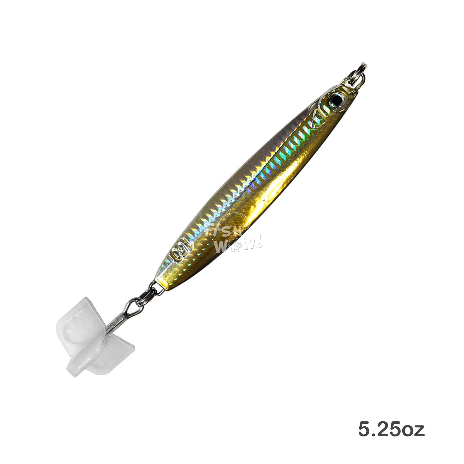 Fish WOW Colt Sniper Jig with hooked rings for secure rigging
