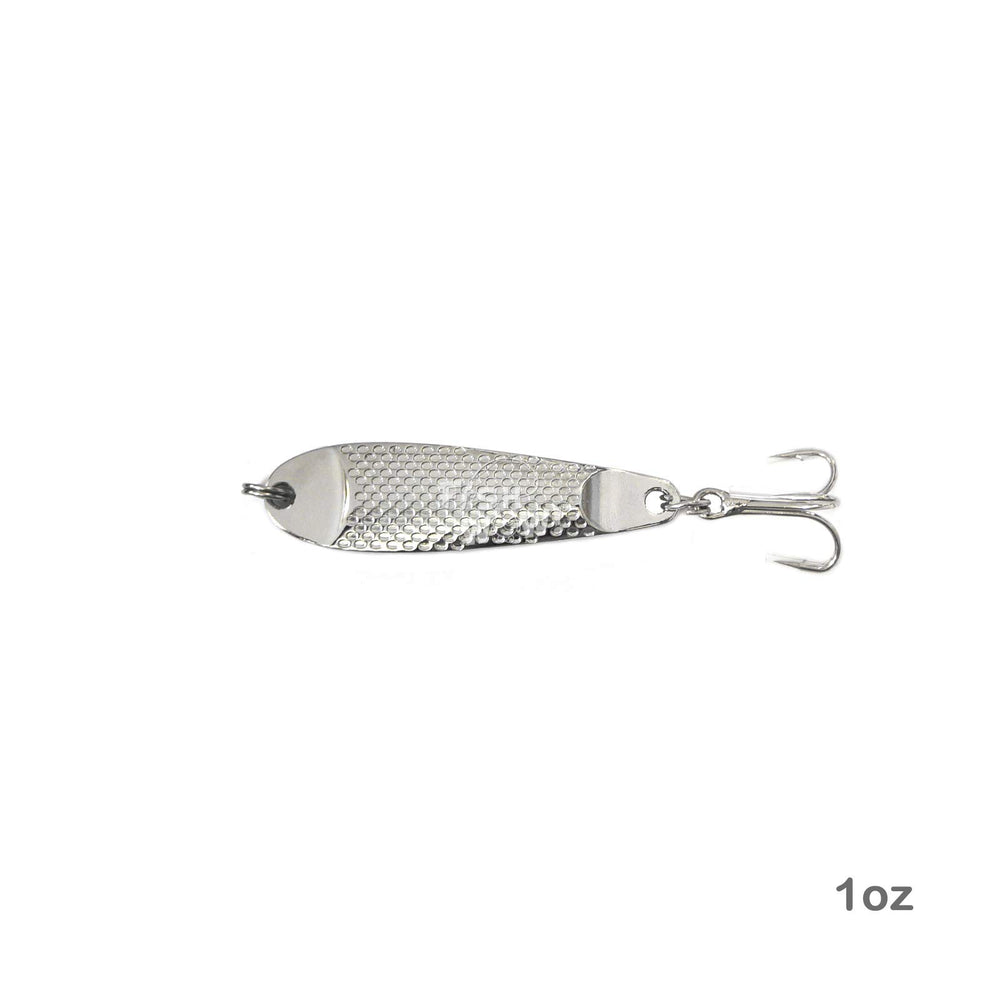 Fish WOW! compact 3-inch body spoon lure with fast-action flashes