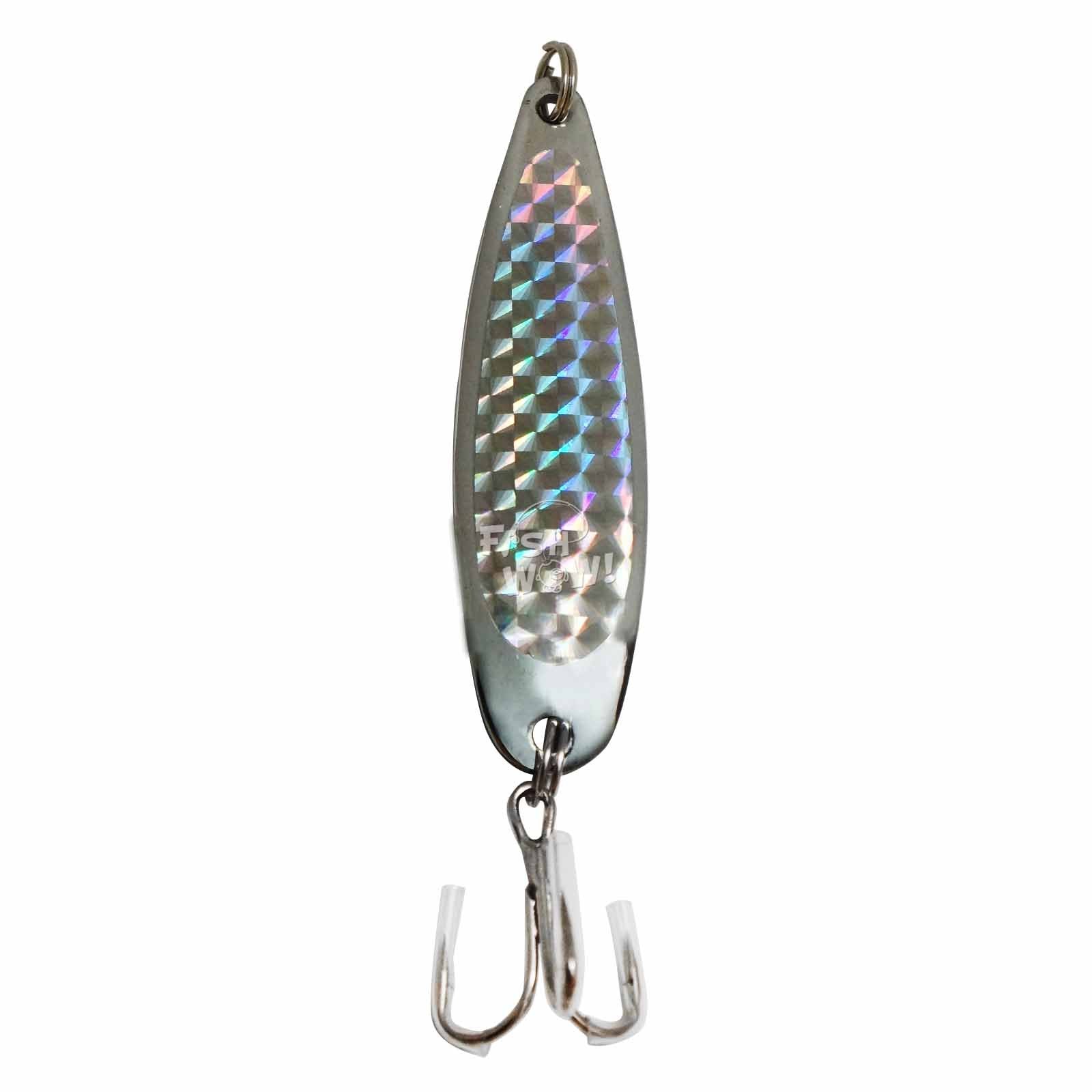 Fish WOW deep water jigging spoon crafted for large predators.
