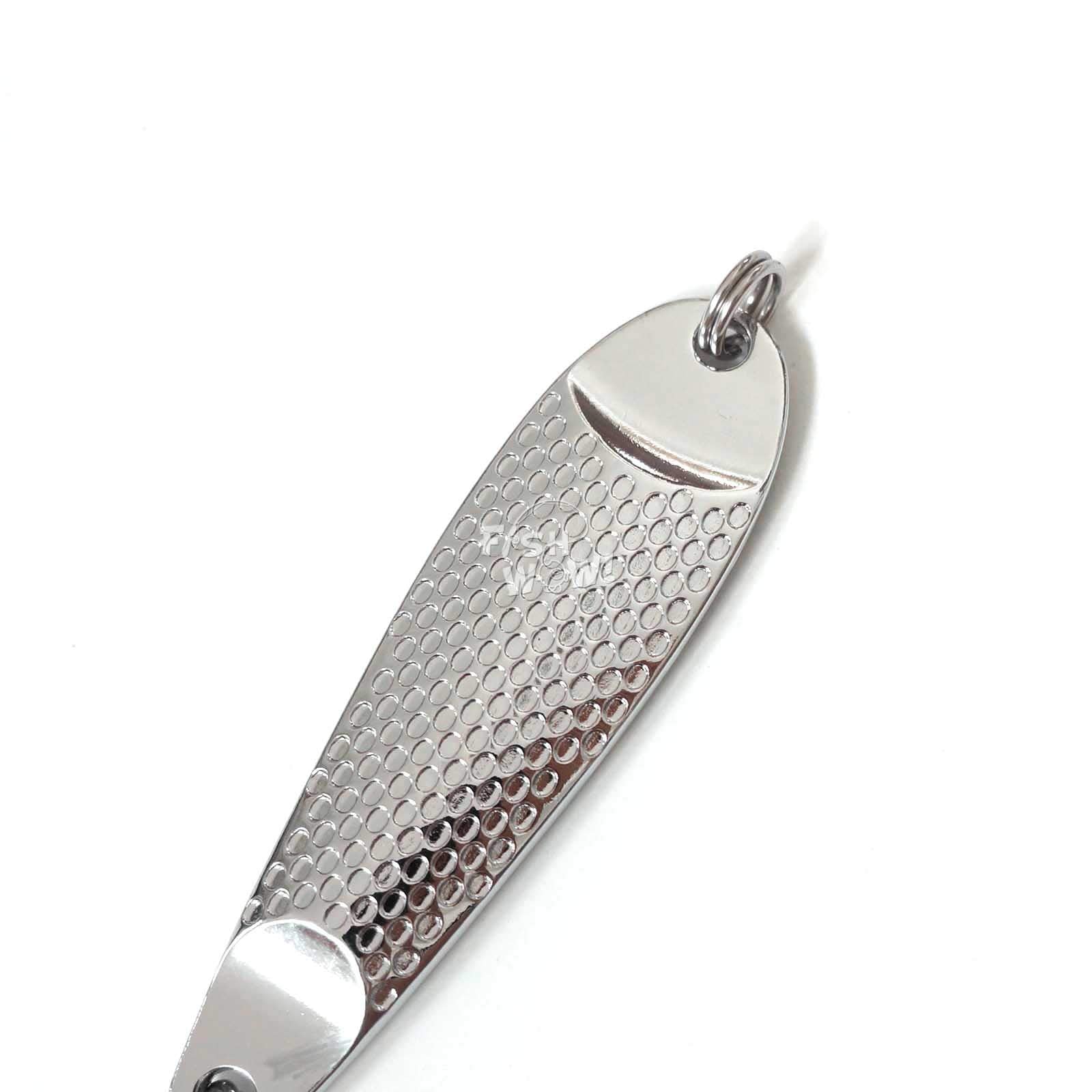 Fish WOW! deep-water jigging spoon with reflective shine for deeper bites