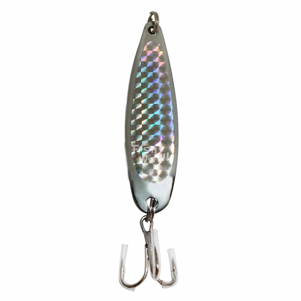 Fish WOW deep water jigging spoon crafted for large predators.