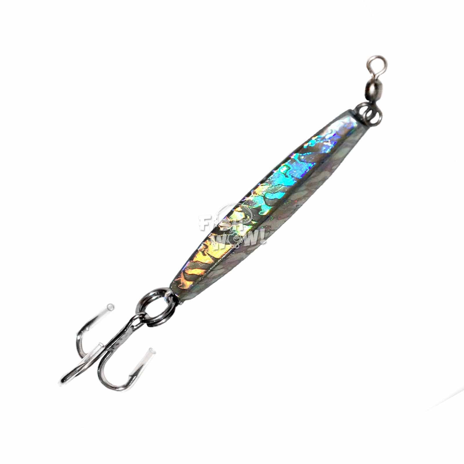 Fish WOW! Diamond Jig drop action illustrating fast vertical descent