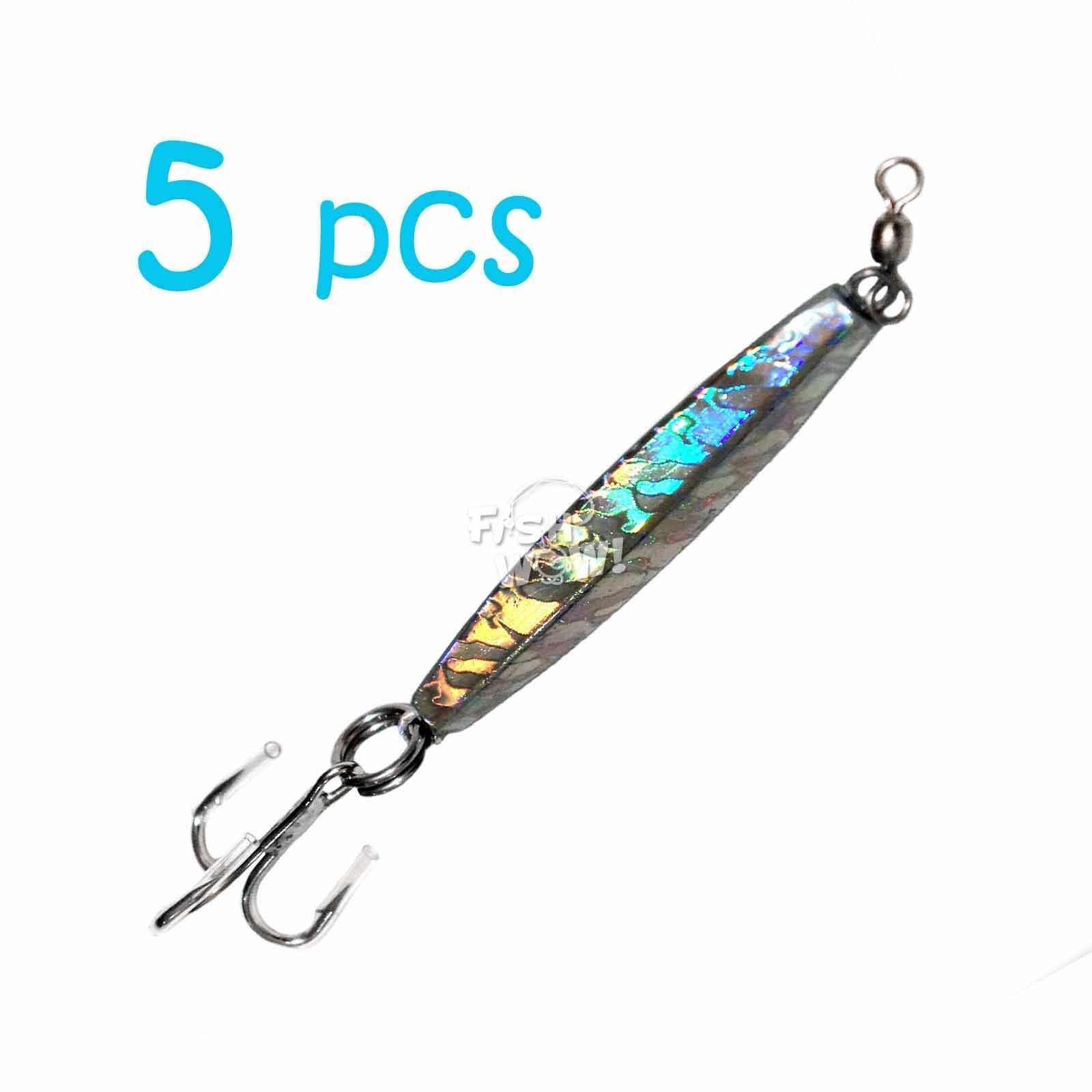 Fish WOW! Diamond Jig trolling shot on the move for spread opportunities