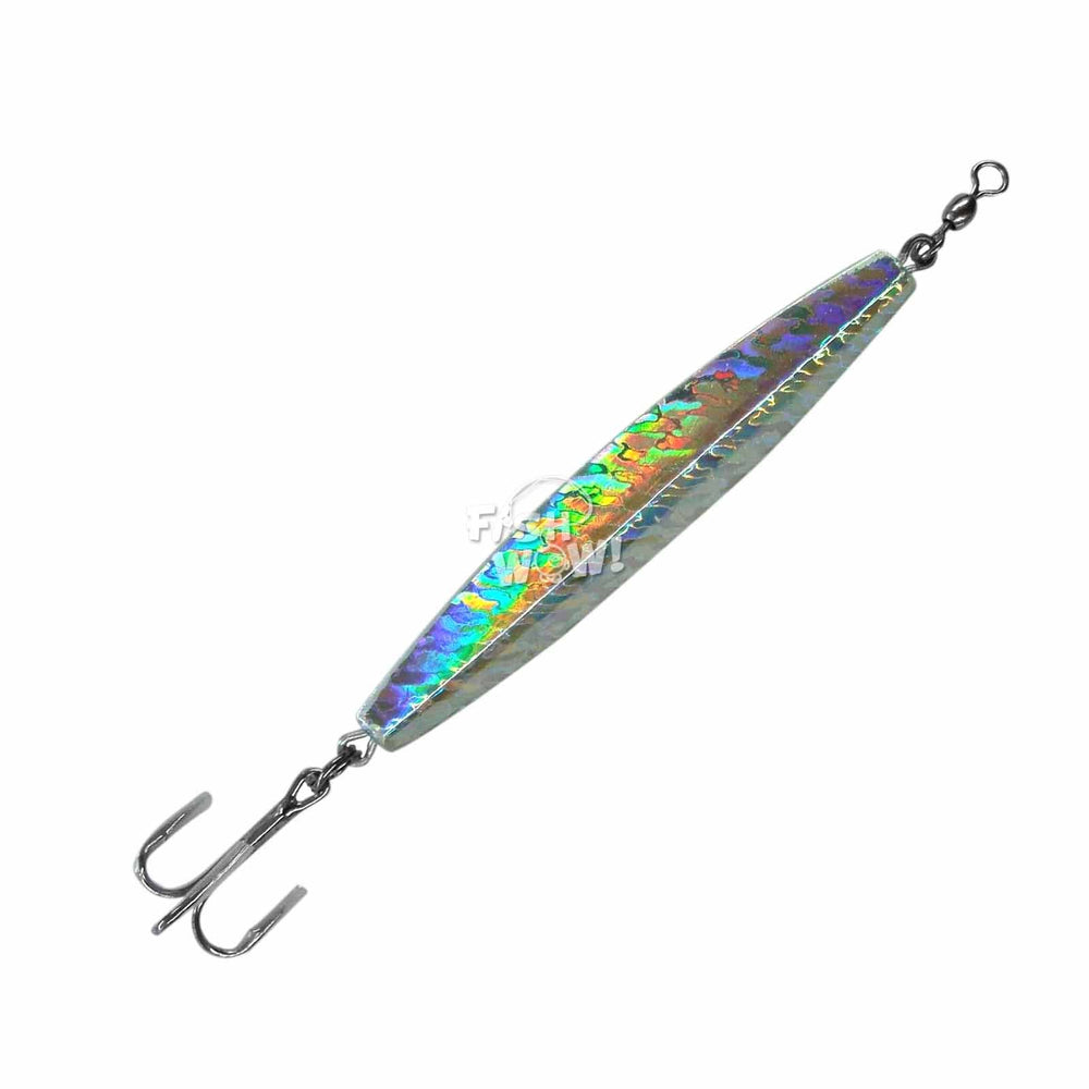 Fish WOW 7-inch body and 4oz weight support deep-water jigging and bottom targeting.