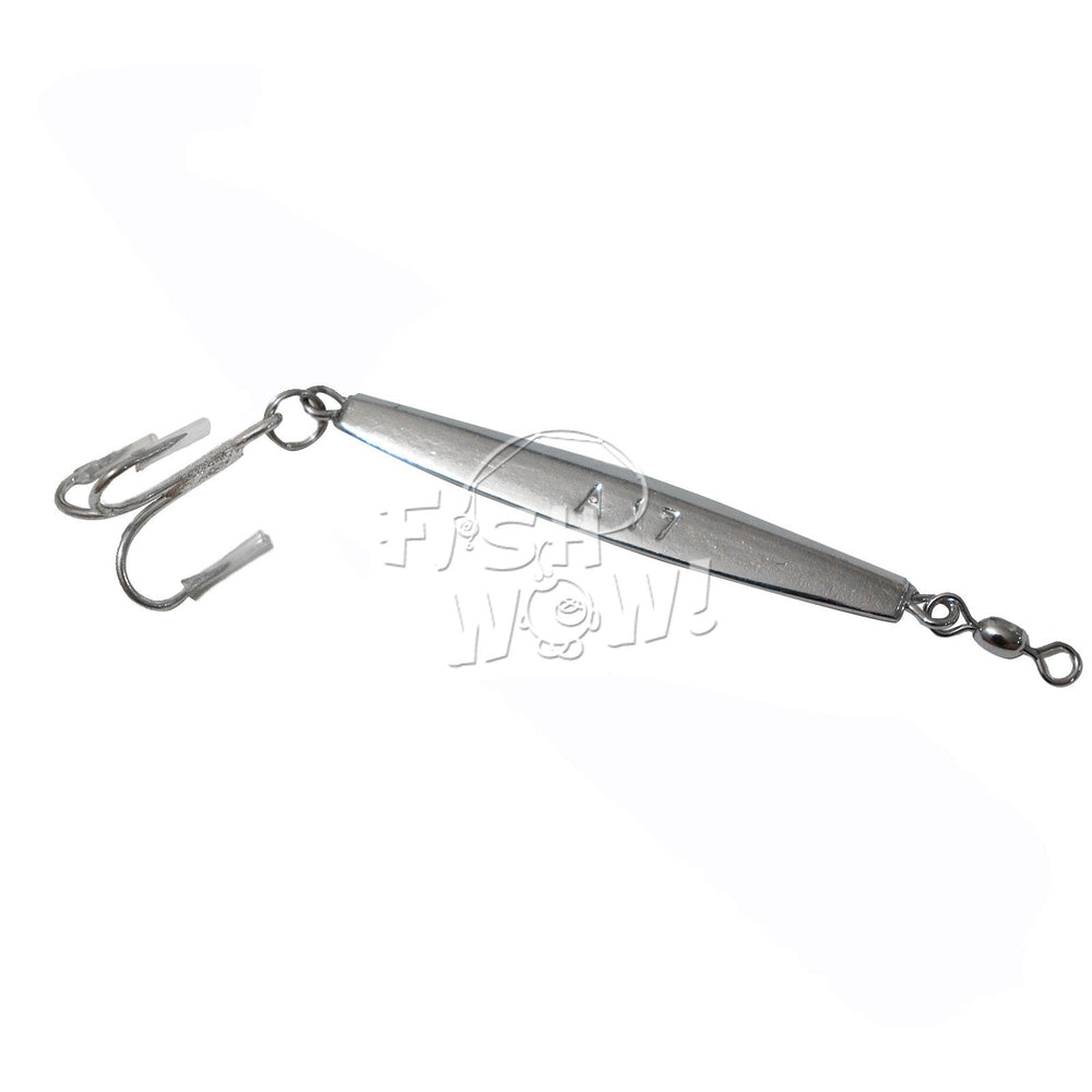 Fish WOW! diamond jig suits codfish and striped bass jigging.