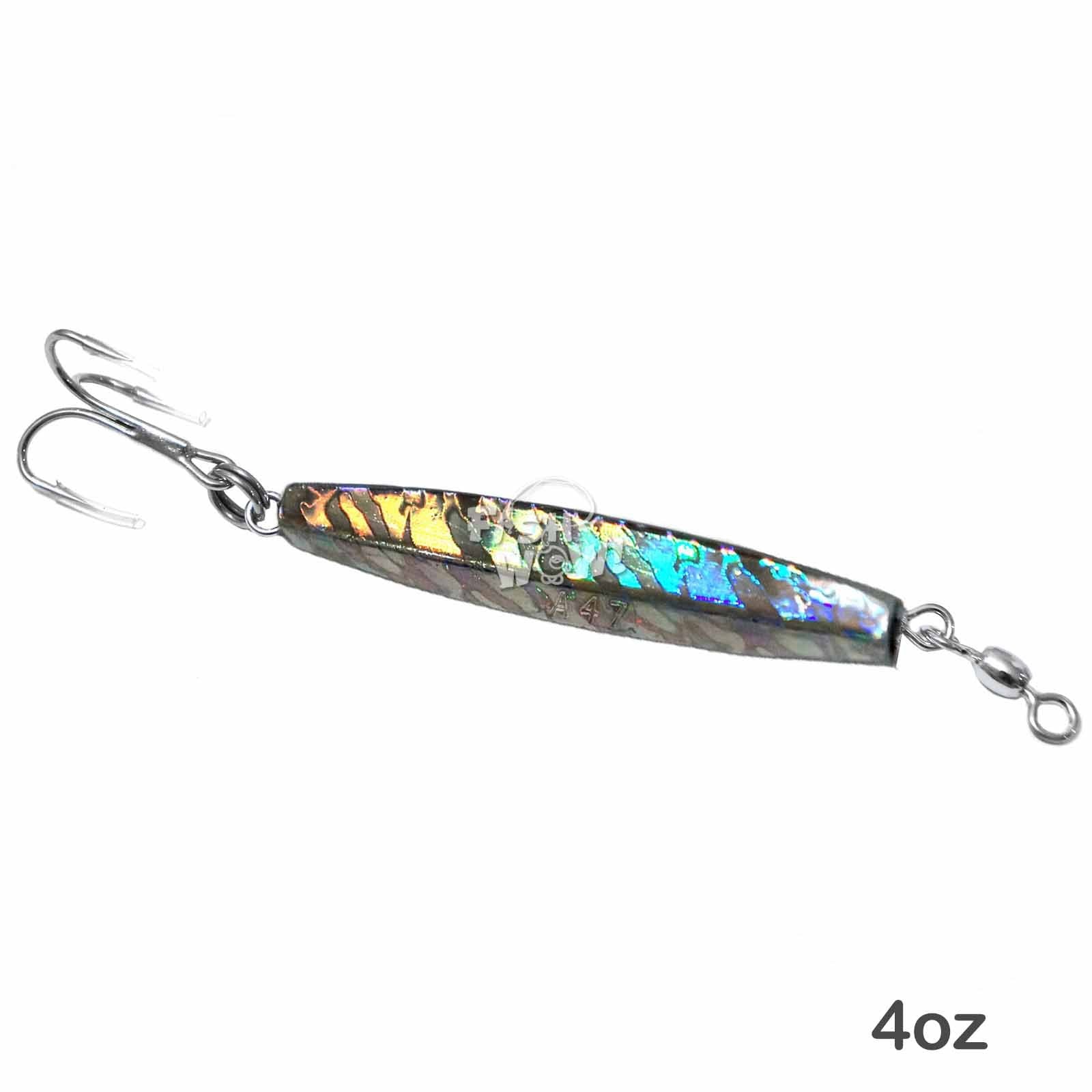 Fish WOW vertical drop design helps reach depth quickly when trolling or casting.
