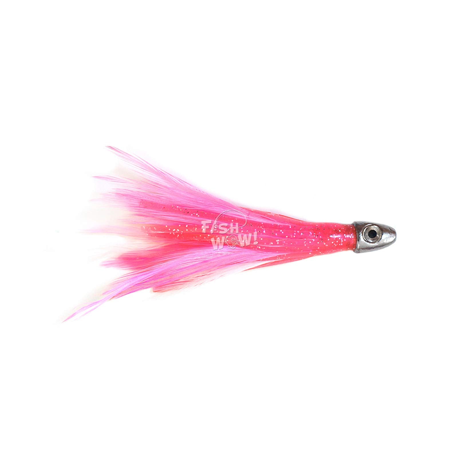 Fish WOW! feathers detail highlights premium materials for enticing bites