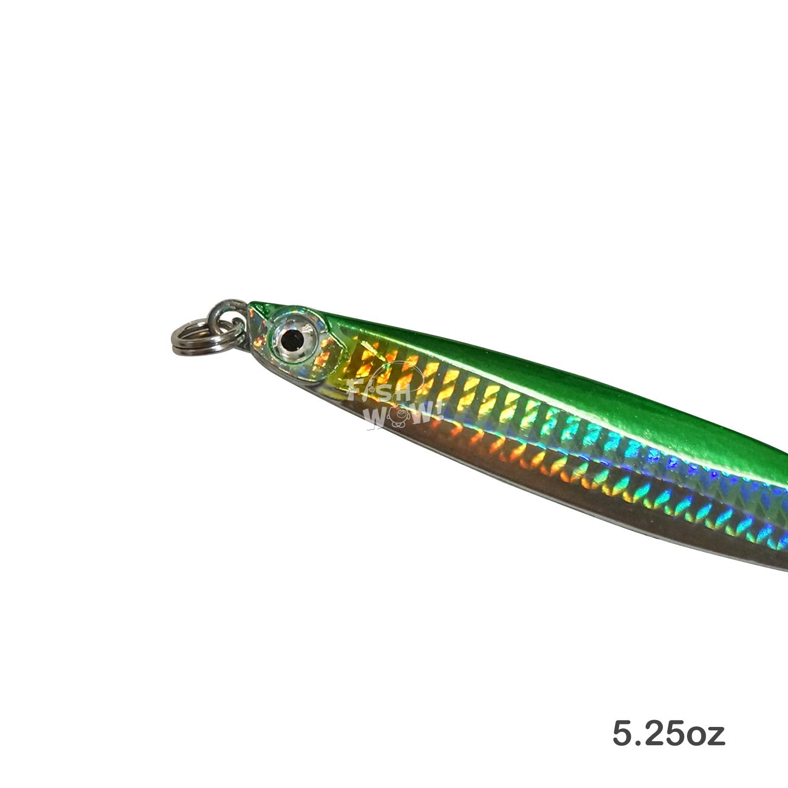 Fish WOW holographic finish adds lifelike shine to attract strikes