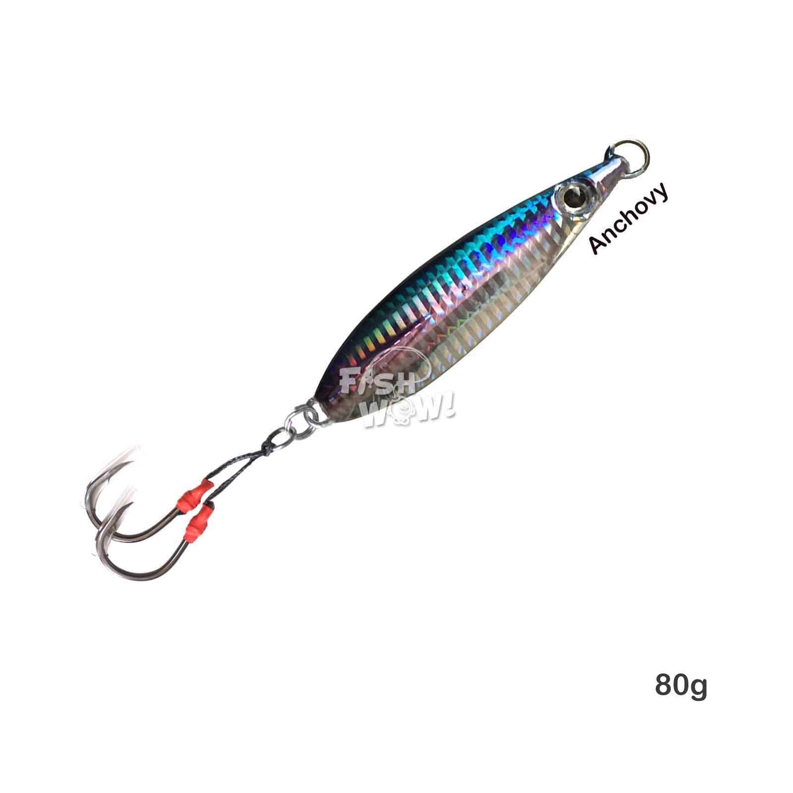 Fish WOW! holographic laser finish enhances flash and visibility.