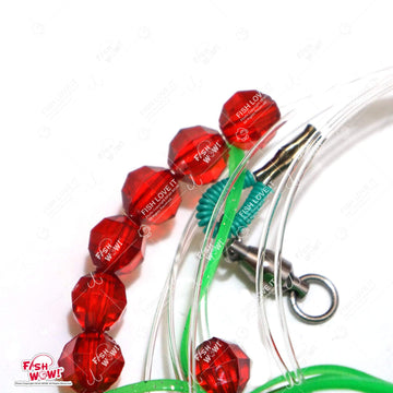 Fish WOW! 8/0 stainless hook provides secure bites.