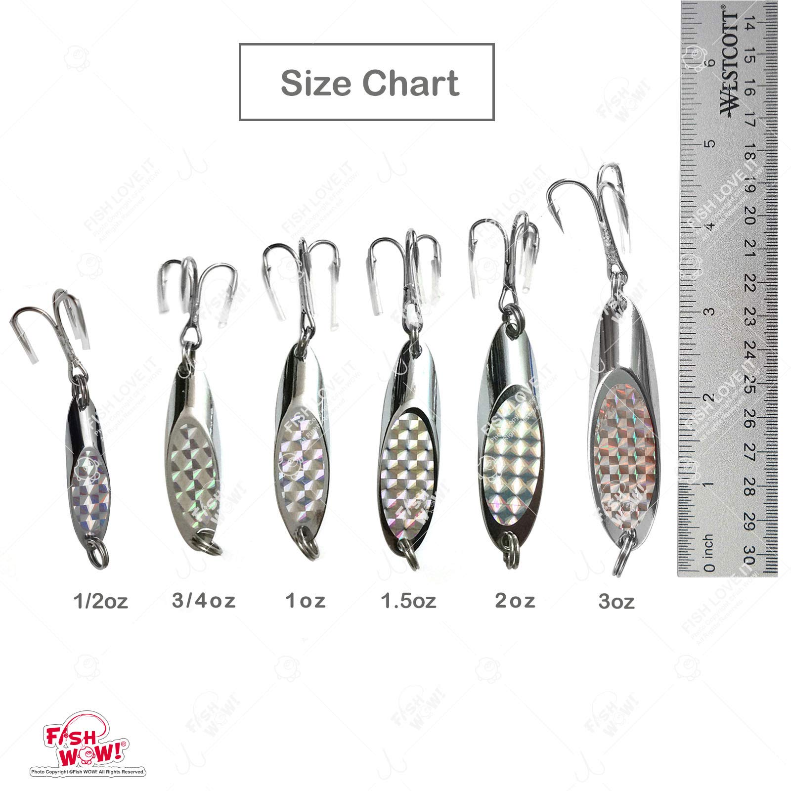Fish WOW Kast spoon helps attract predators with flash and action